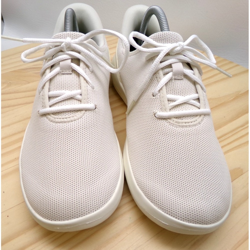 Kizik Madrid Knit Shoes Unisex Mens 8 Womens 9.5 Off White Hands Free Sneakers - Picture 2 of 7